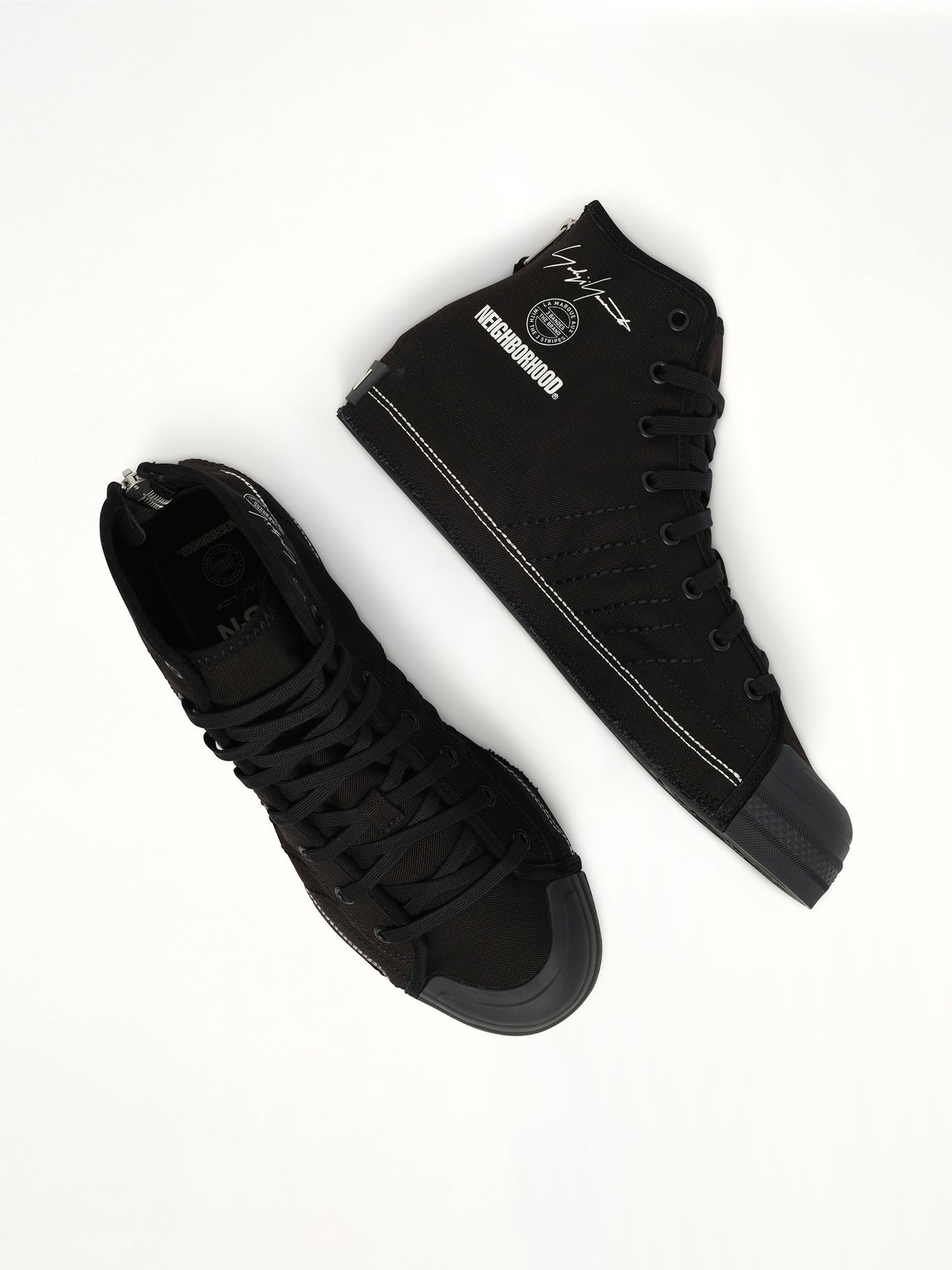 Y-3 X NBHD Nizza Hi Sneaker in Black