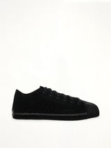 Y-3 X NBHD Nizzastar Lo Sneaker in Black/Off White Side View | Y-3
