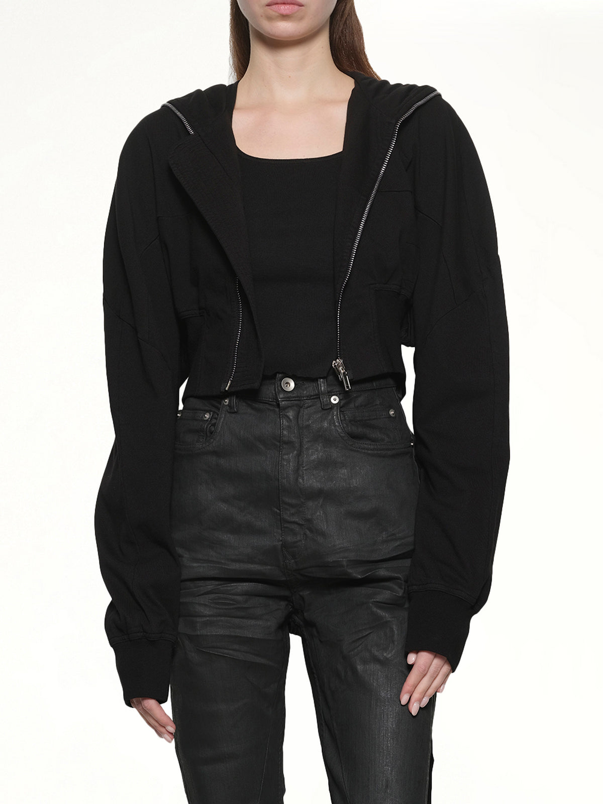 Collage Gimp Hoodie in Black
