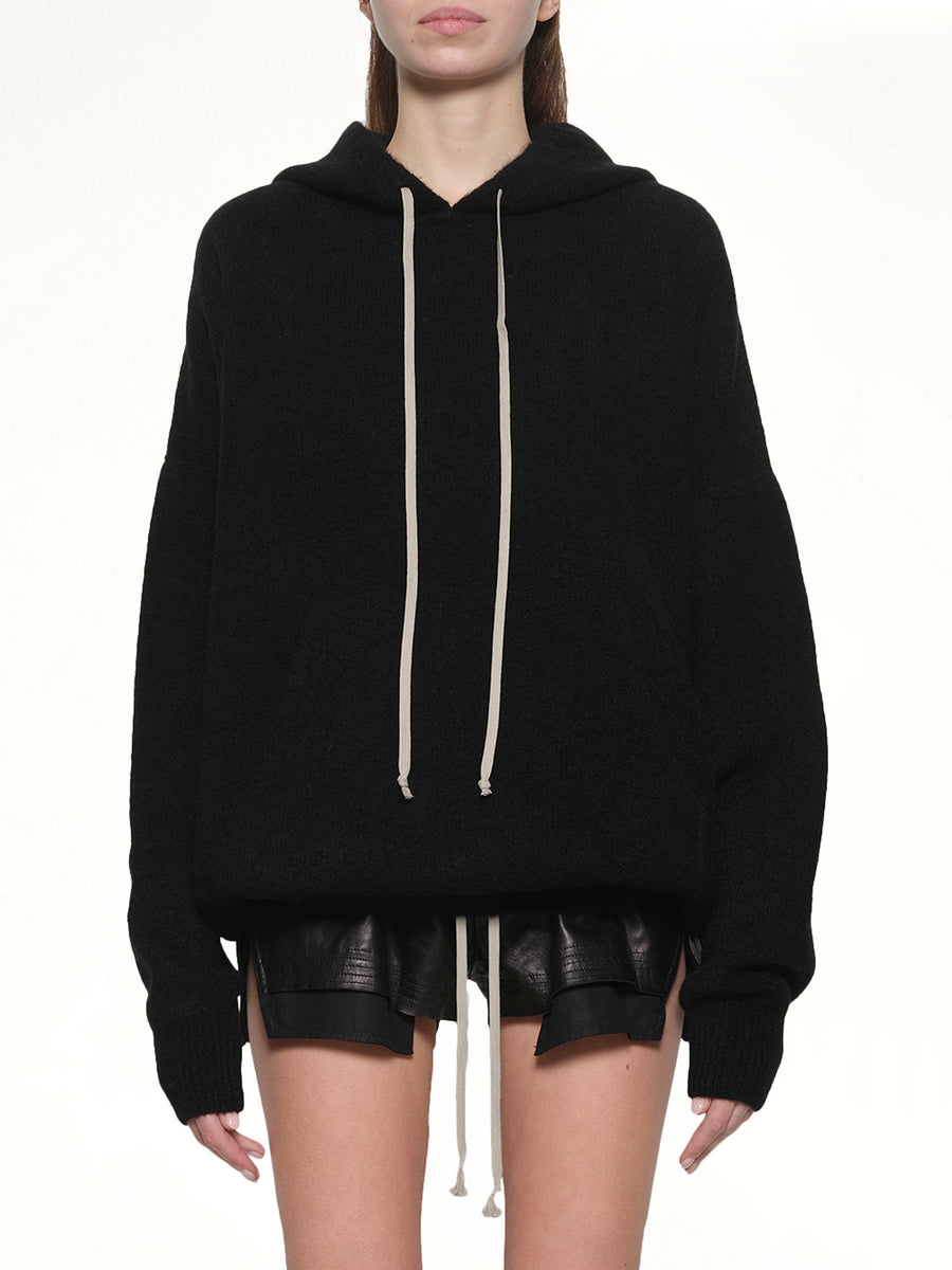 Hun Hoodie in Black