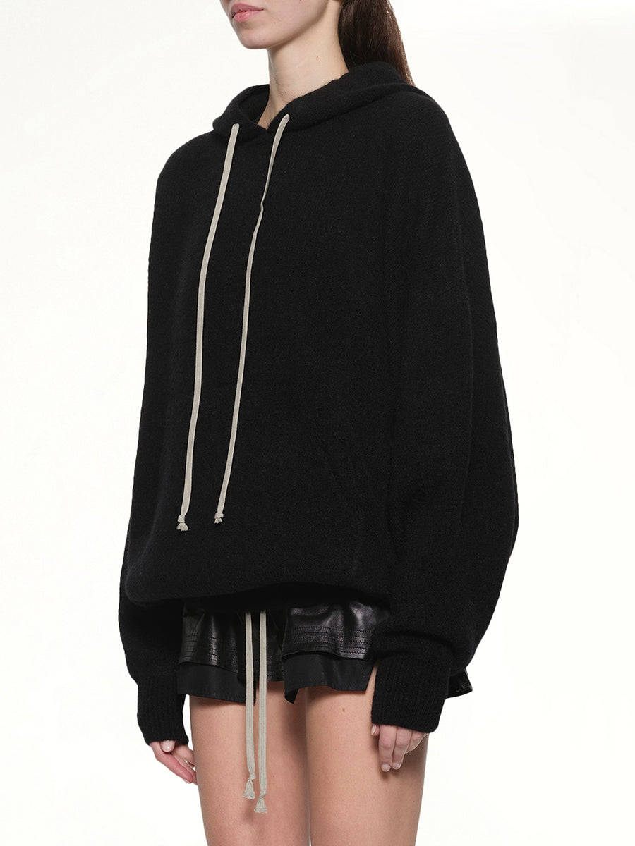 Hun Hoodie in Black