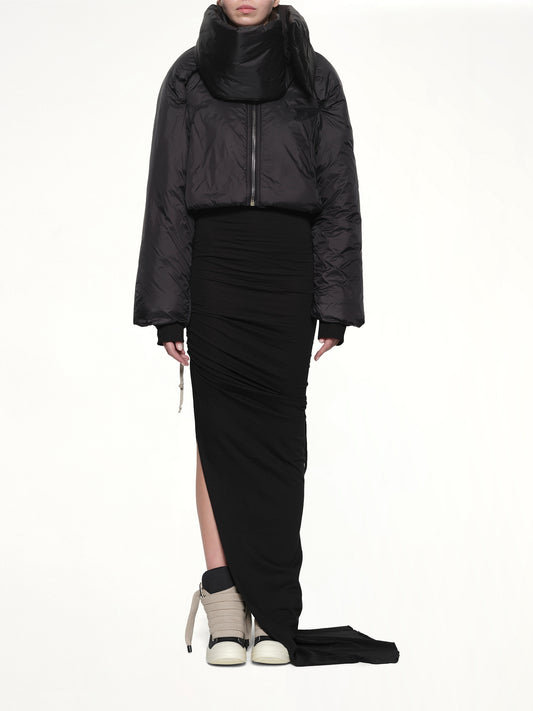 Convertible Padded Jacket in Black