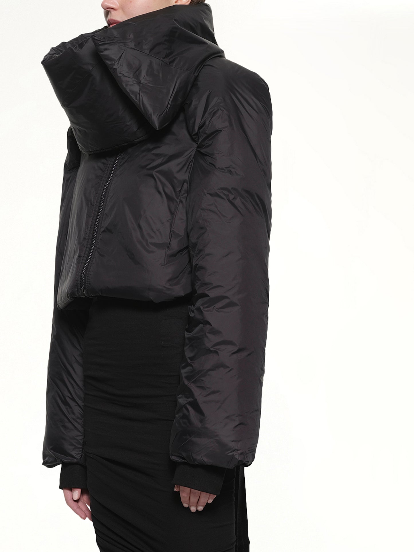 Convertible Padded Jacket in Black
