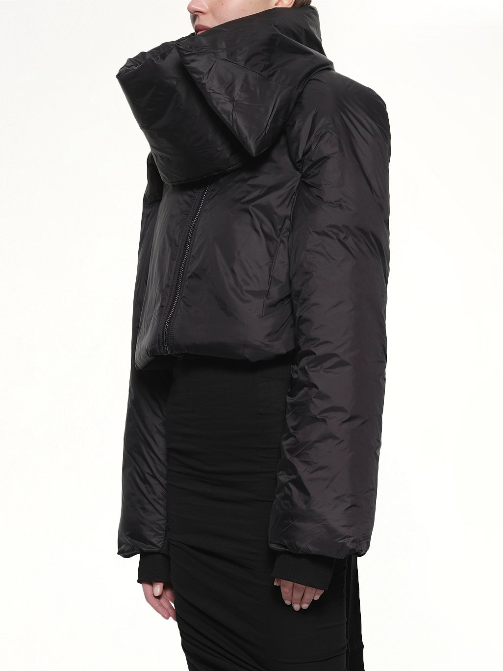 Convertible Padded Jacket in Black