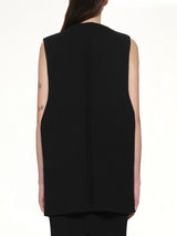 V Neck Top in Black