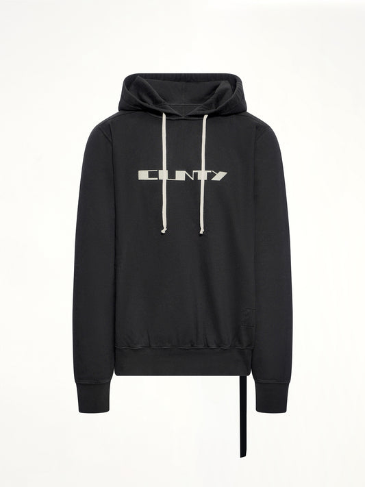Cunty Oversize Hoodie in Black/Pearl
