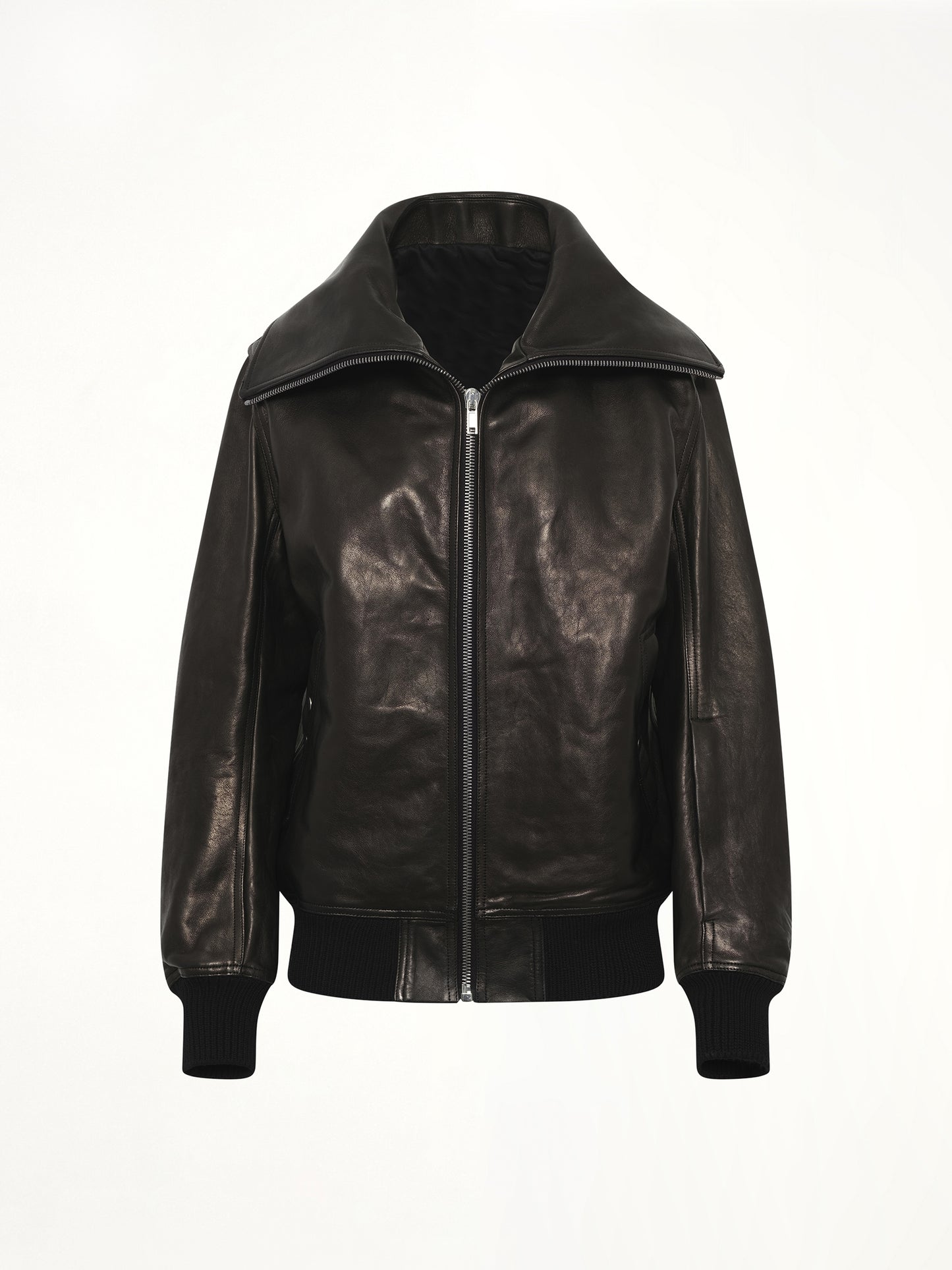 Dracucollar Leather Flight in Black