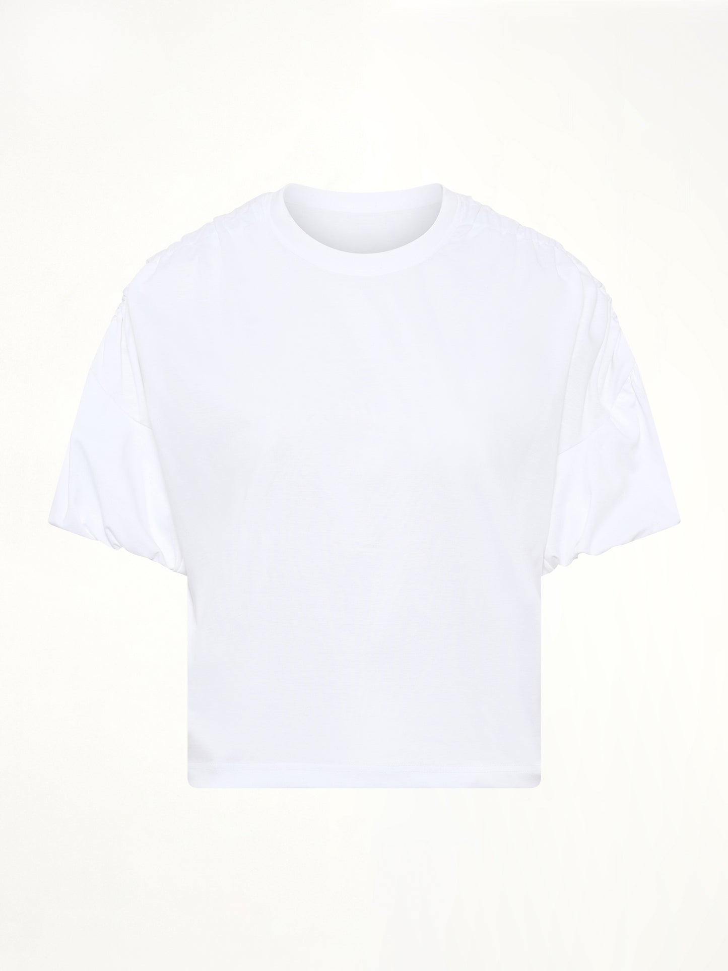 Cotton Ponte T-Shirt in White