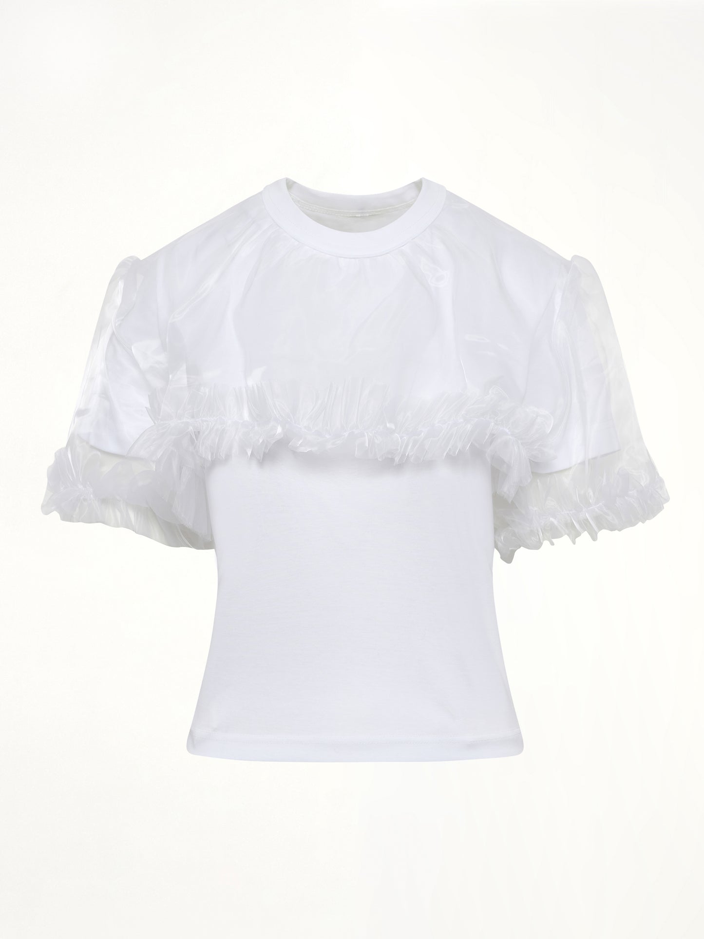 Tulle T-Shirt in White