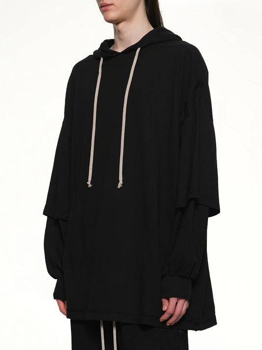 Tommy Hustler Hoodie in Black