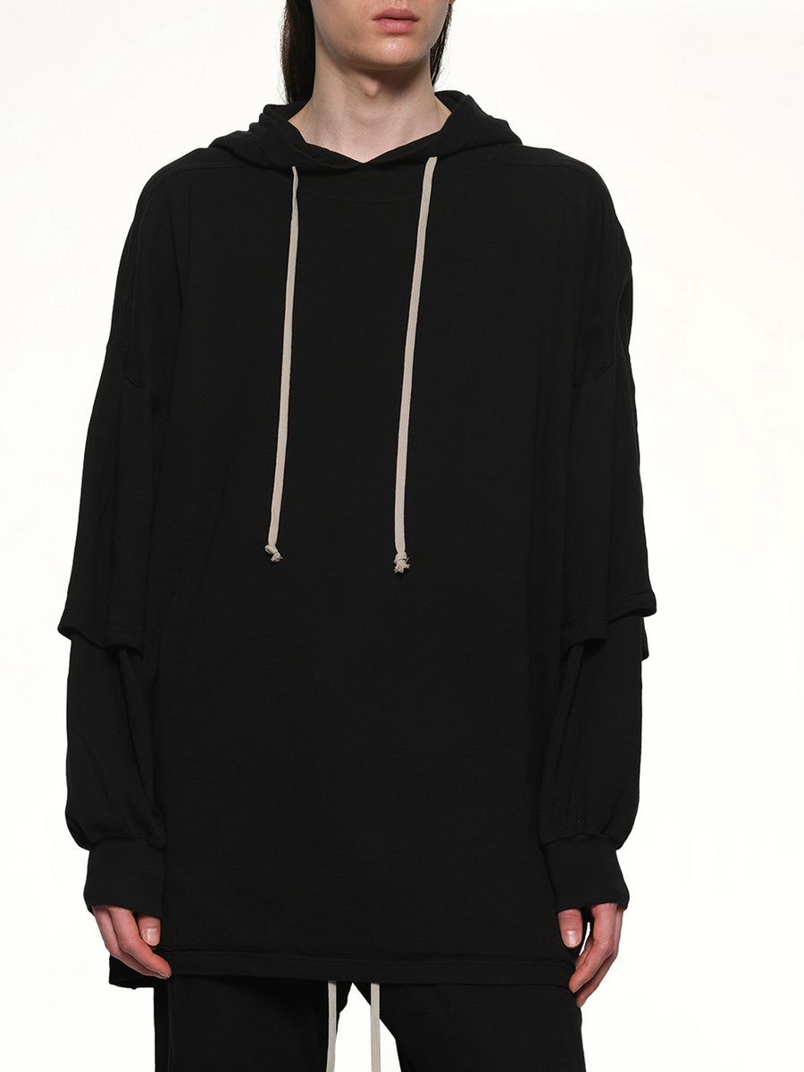 Tommy Hustler Hoodie in Black