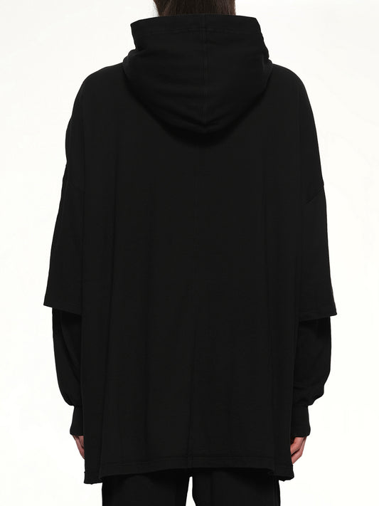 Tommy Hustler Hoodie in Black