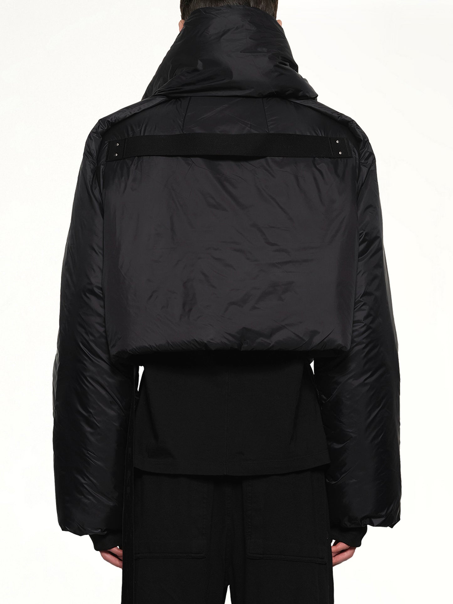 Convertible Down Jacket in Black