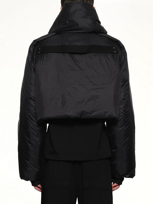 Convertible Down Jacket in Black