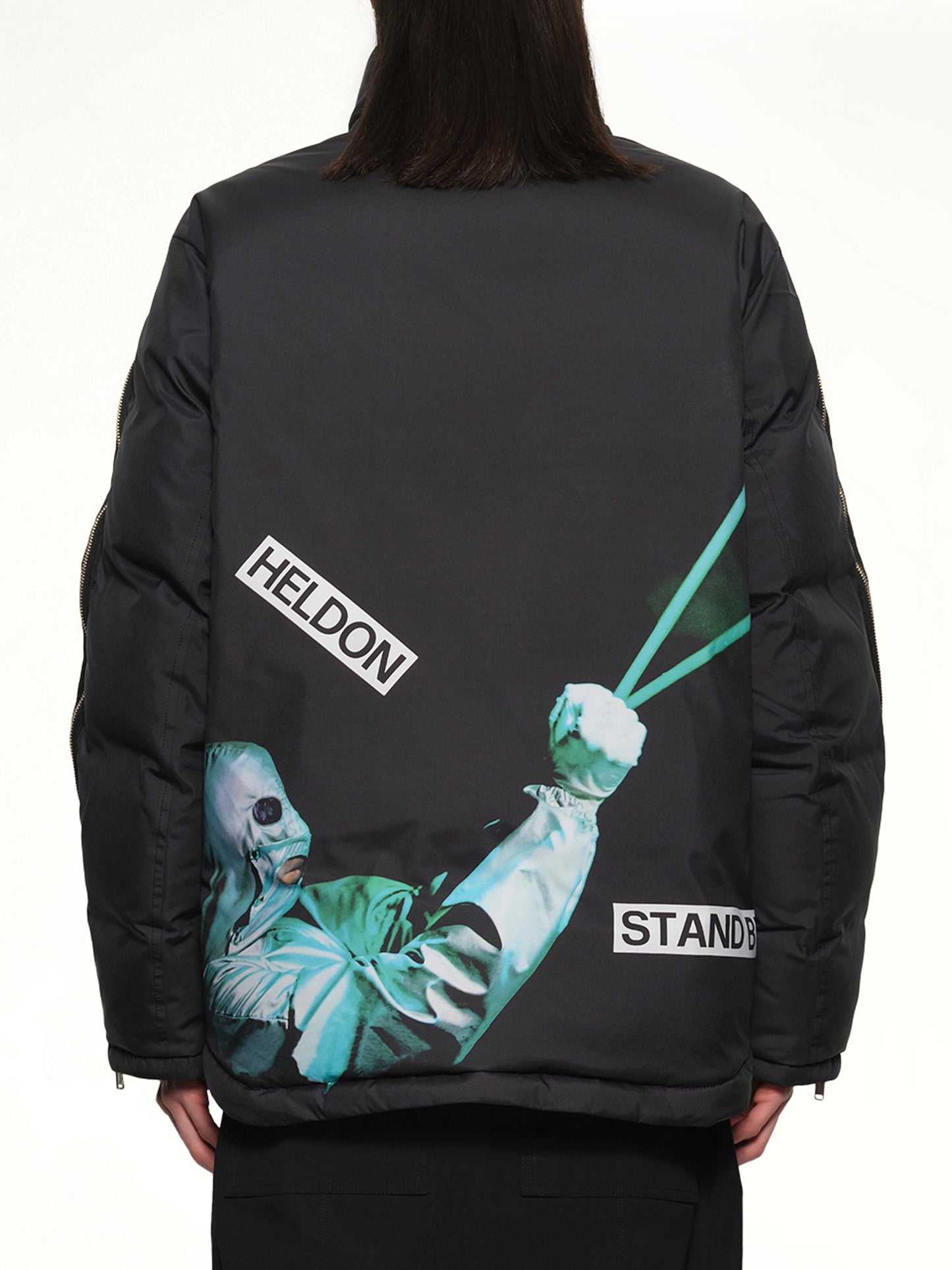 Heldon Stand By Jacket in Black