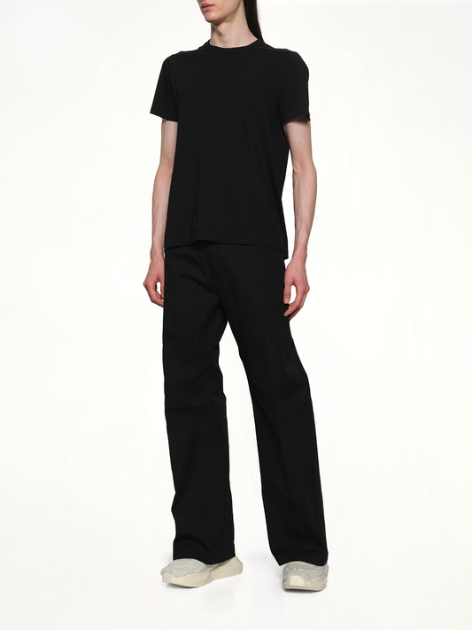 Cotton Whipcord Geth Jeans in Black
