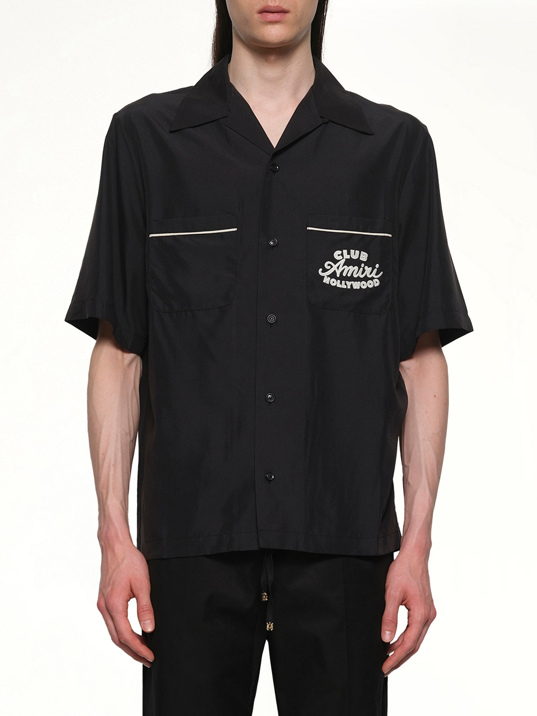 Club Amiri Camp Shirt in Black