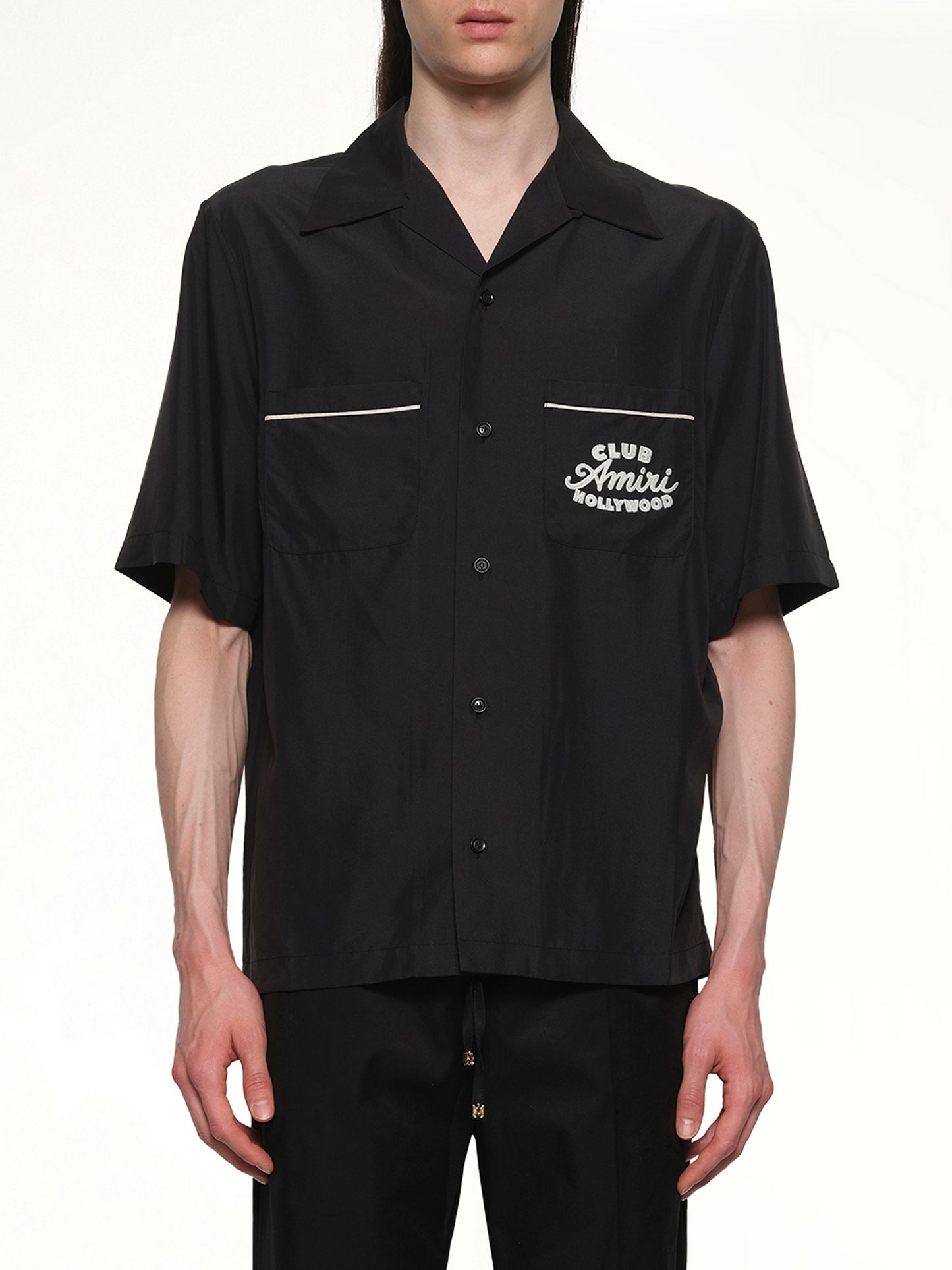 Club Amiri Camp Shirt in Black