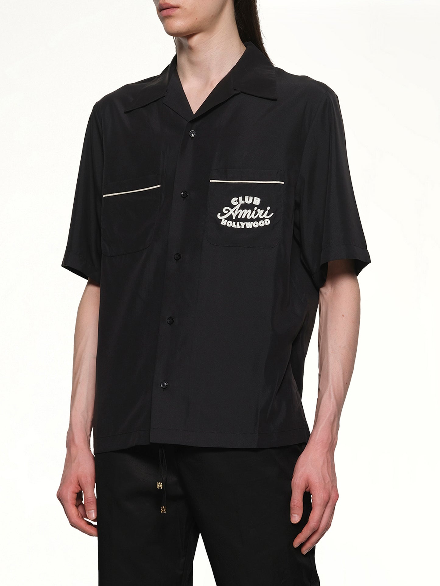 Club Amiri Camp Shirt in Black