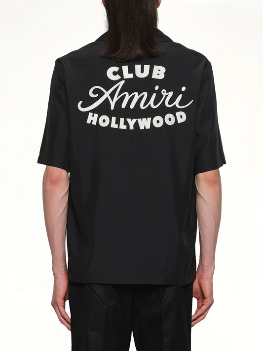 Club Amiri Camp Shirt in Black