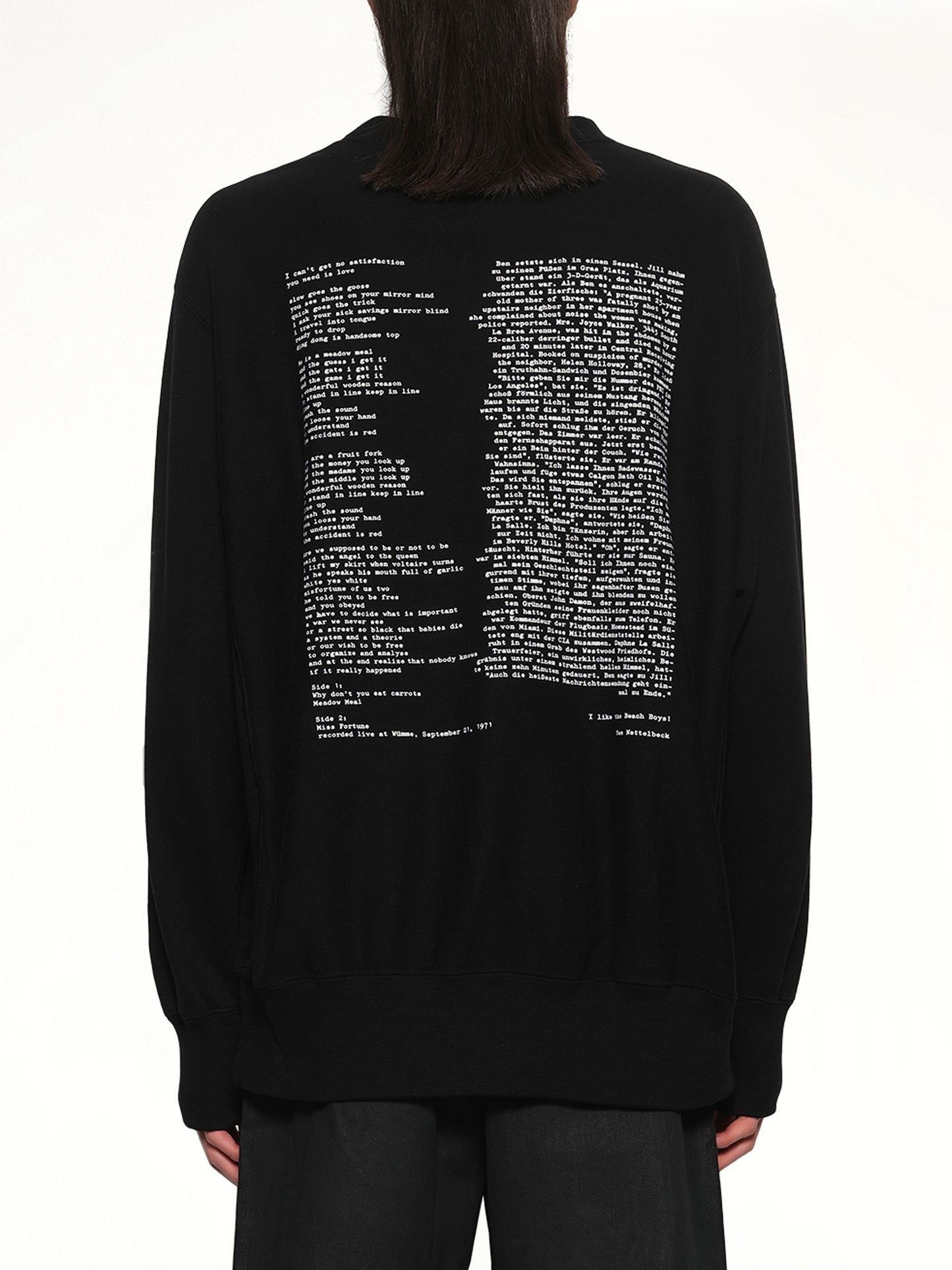 Faust Sweatshirt in Black