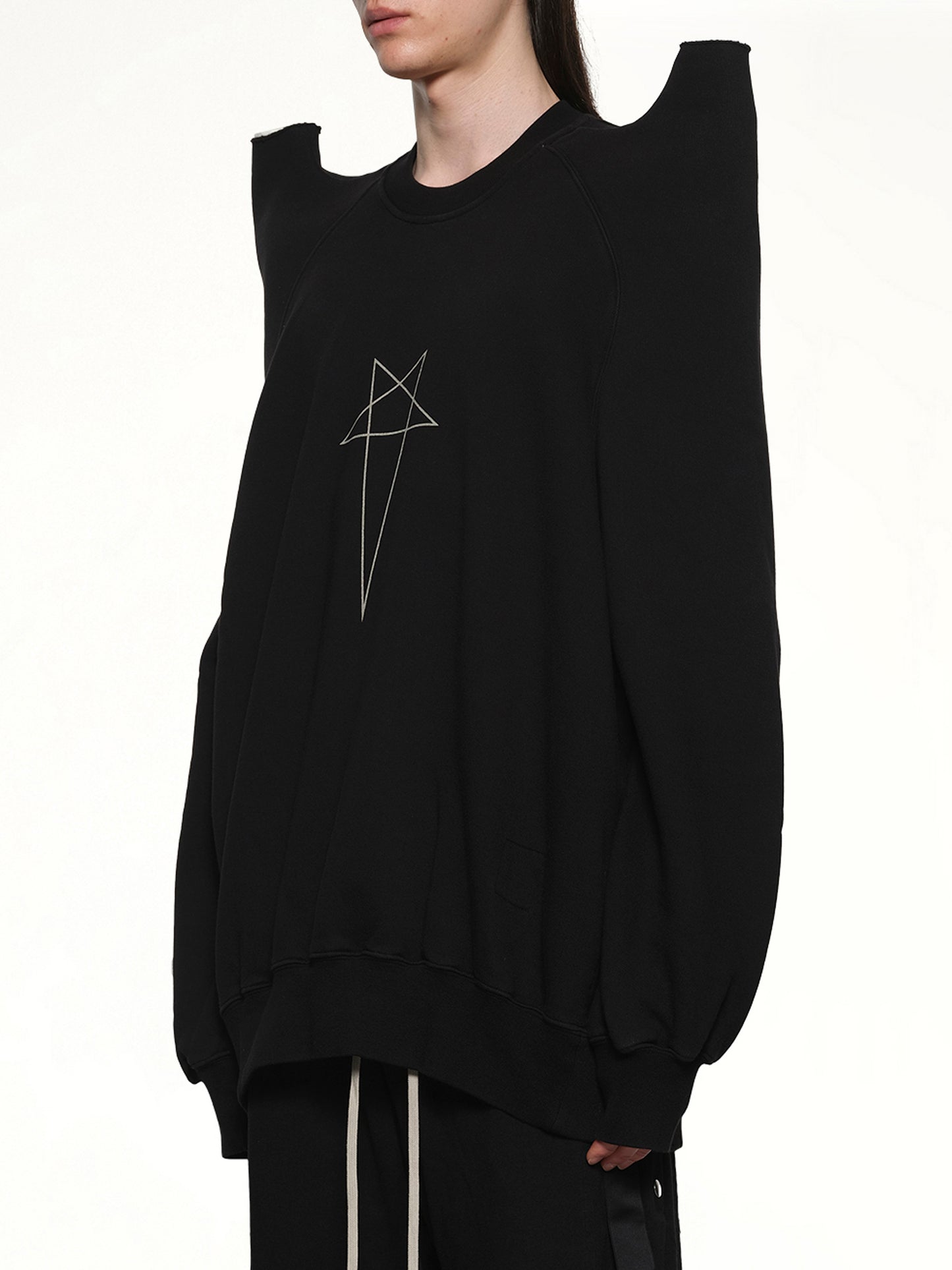Pentagram Tec Sweat in Black/Pearl