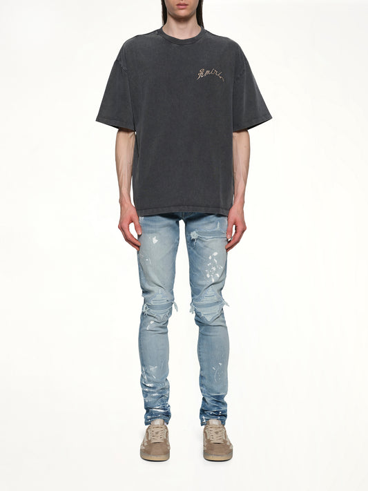 Amiri Dragon Overized Tee in Black