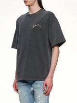 Amiri Dragon Overized Tee in Black