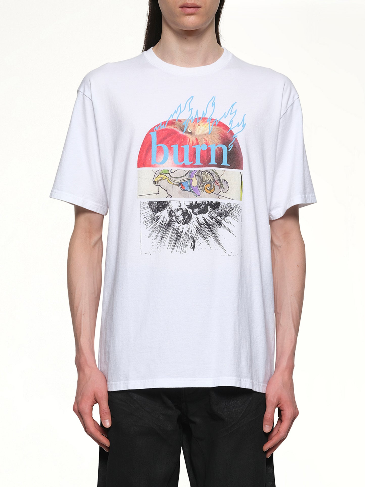 Burn T-Shirt in White