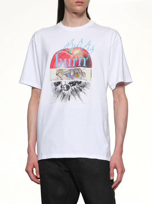 Burn T-Shirt in White