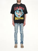 Club Amiri Wolf Oversized Tee in Black