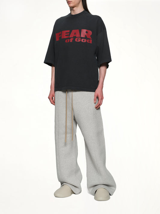 Relaxed Fit Fear Is Gone T-Shirt in Black