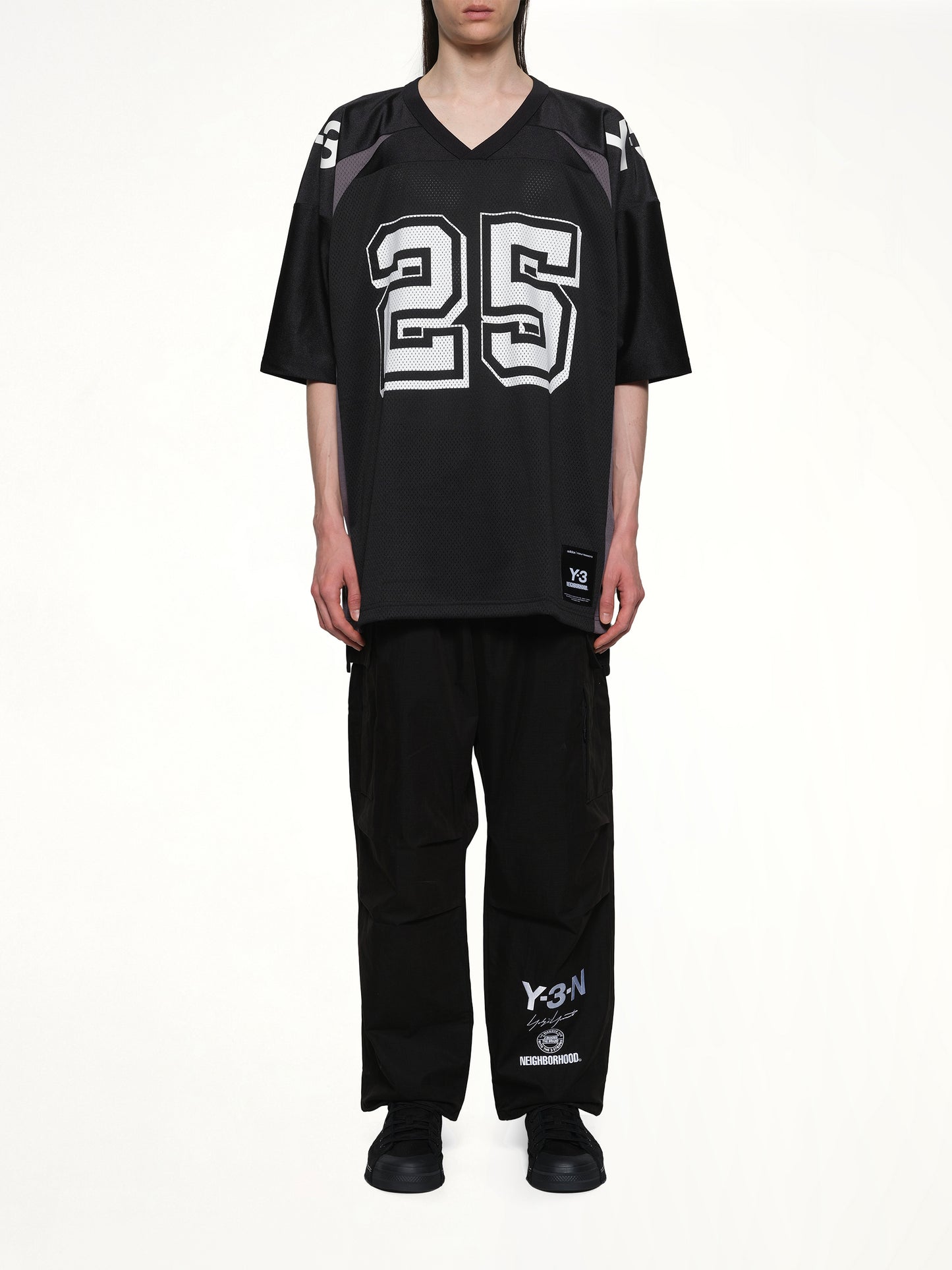 Y-3 X NBHD Football Jersey in Black