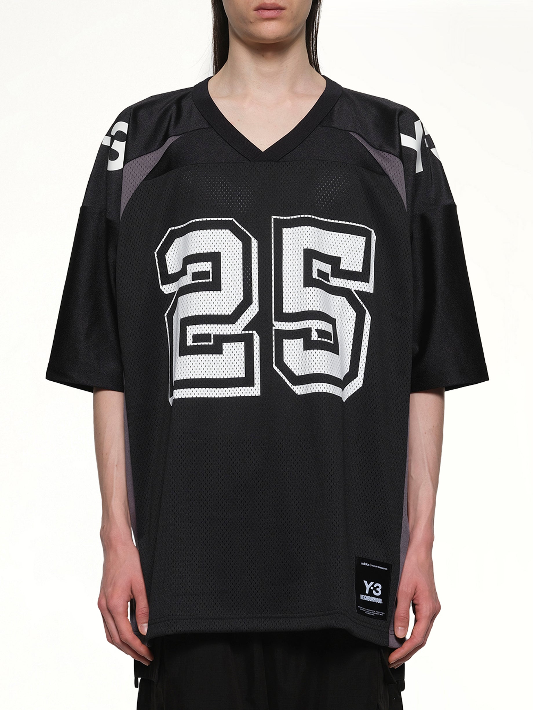 Y-3 X NBHD Football Jersey in Black