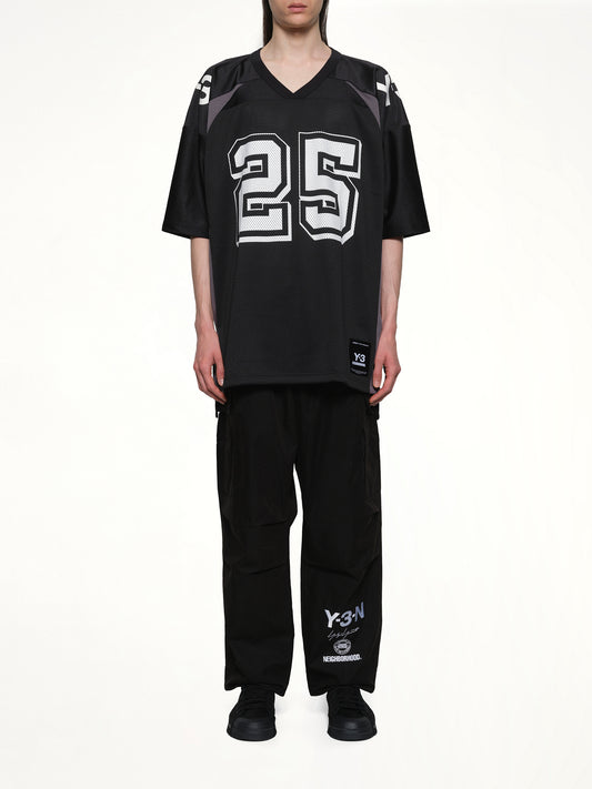 Y-3 X NBHD Football Jersey in Black