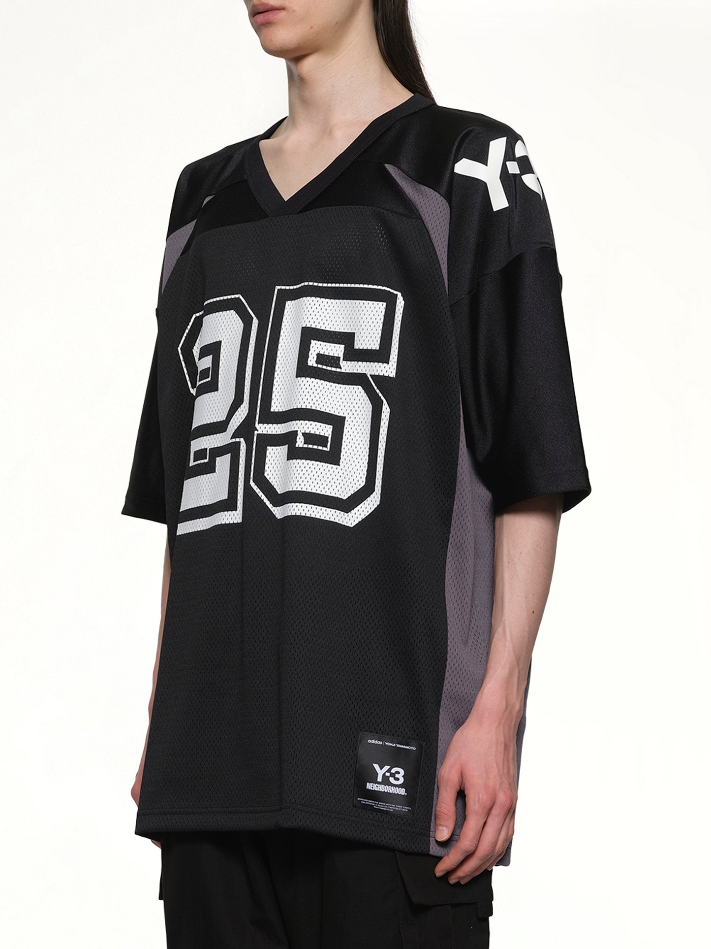 Y-3 X NBHD Football Jersey in Black