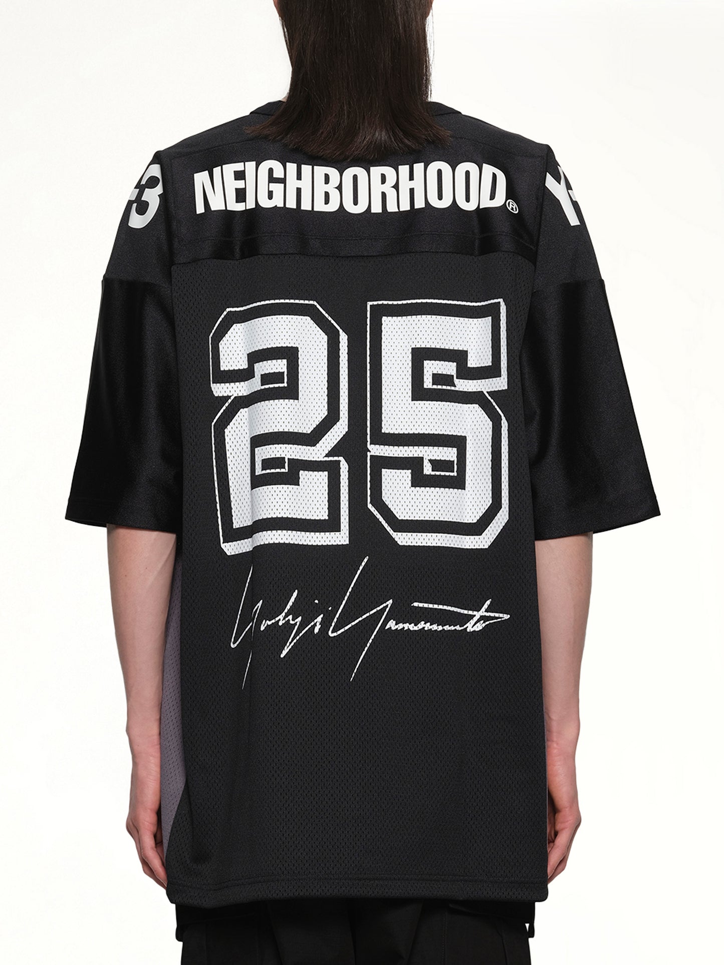 Y-3 X NBHD Football Jersey in Black