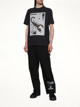 Y-3 X NBHD 黑色/花岗岩印花 T 恤