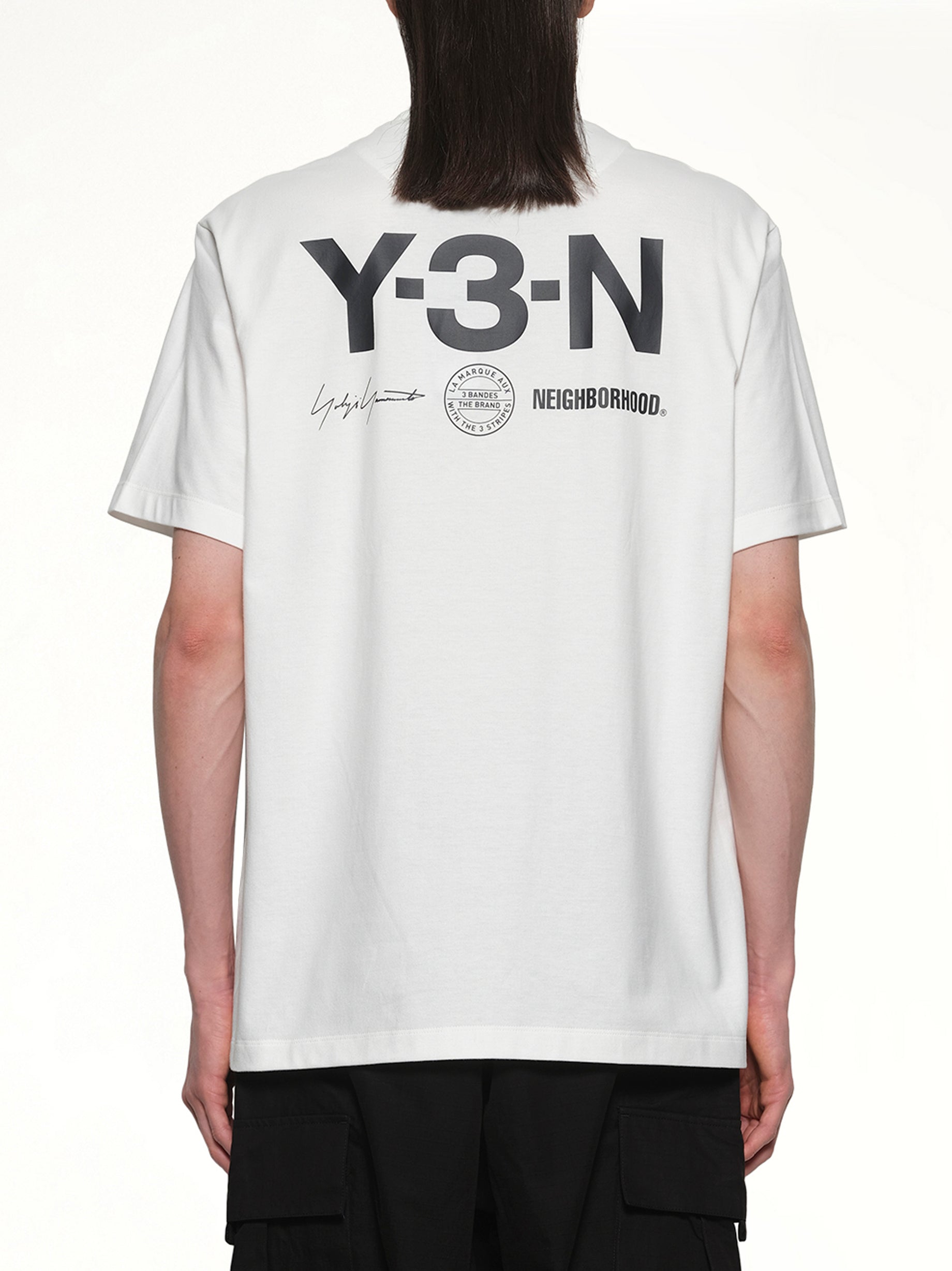 白色 Y-3 X NBHD 印花 T 恤