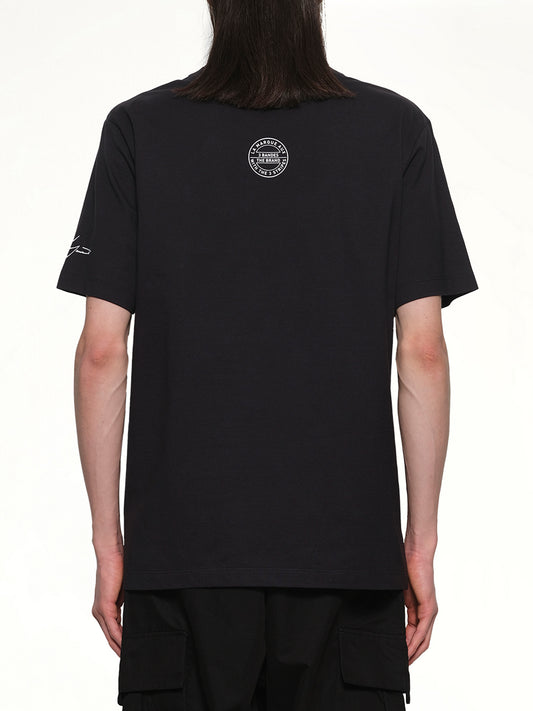 Y-3 X NBHD Logo T-Shirt in Black