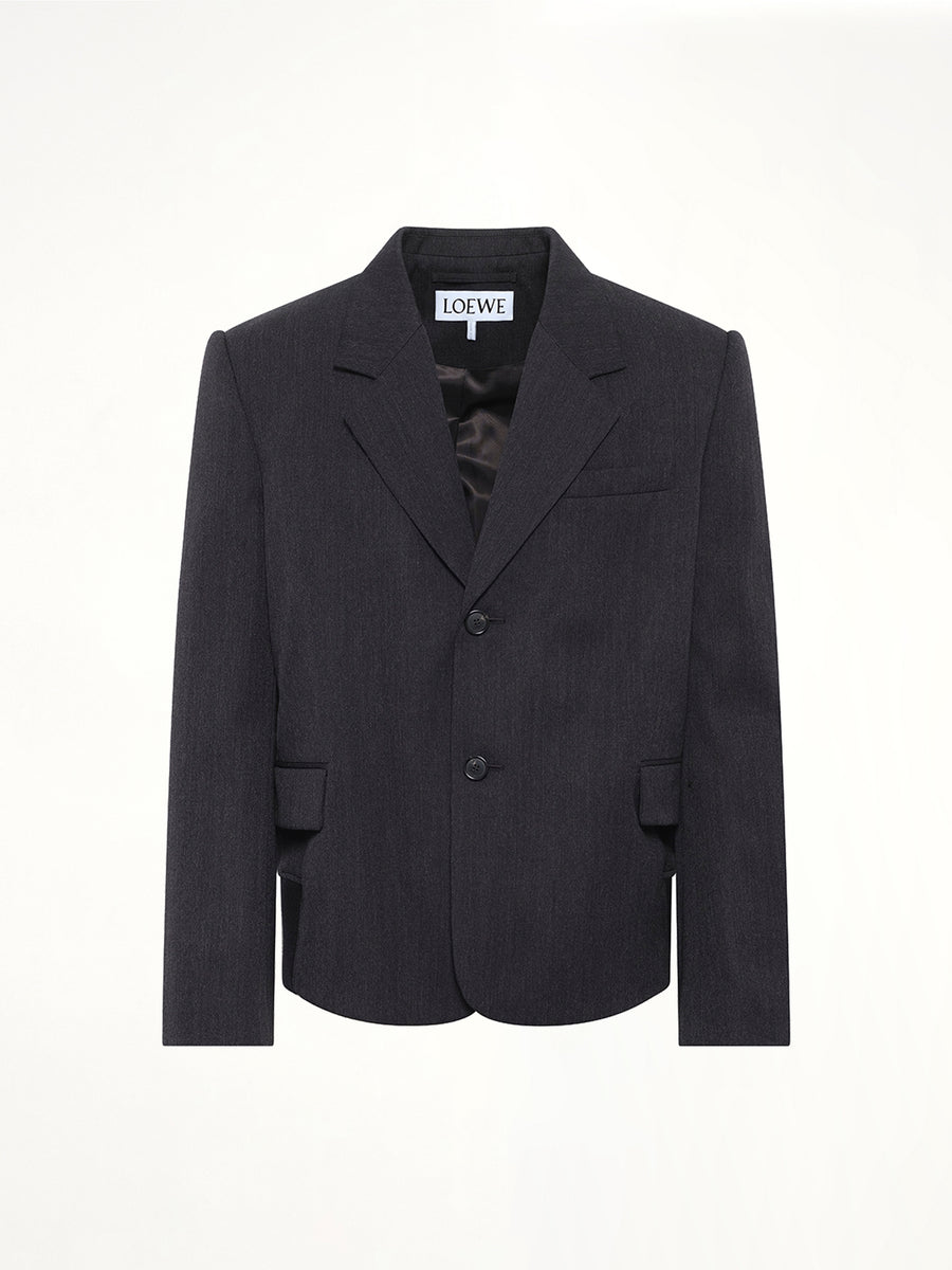 Wool Jacket in Grey