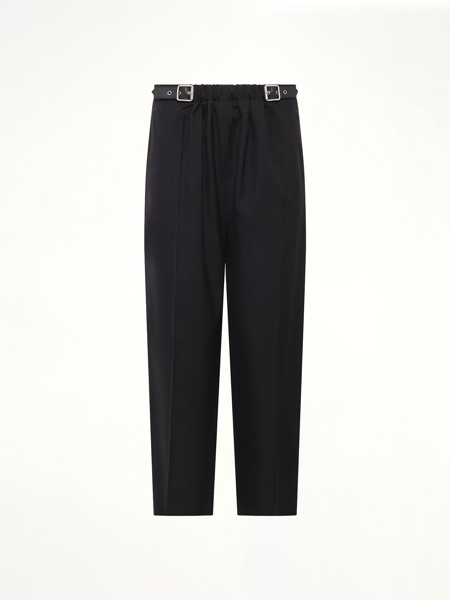 Belted Trousers in Black
