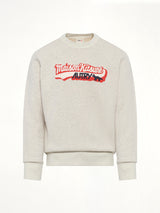 그레이 멜란지 Autry x Maison Kitsune 스웨트셔츠