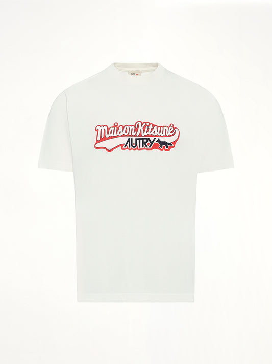Autry x Maison Kitsune T-Shirt in White