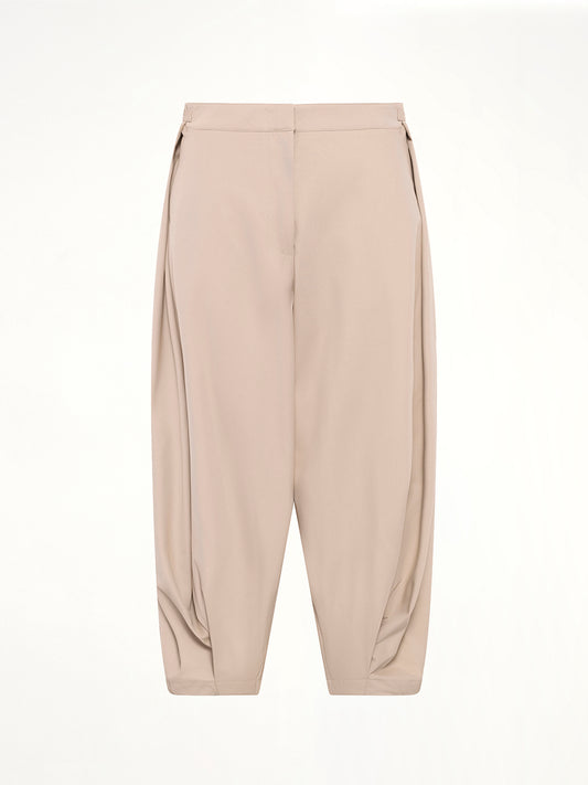 Draped Trouser AF in Beige