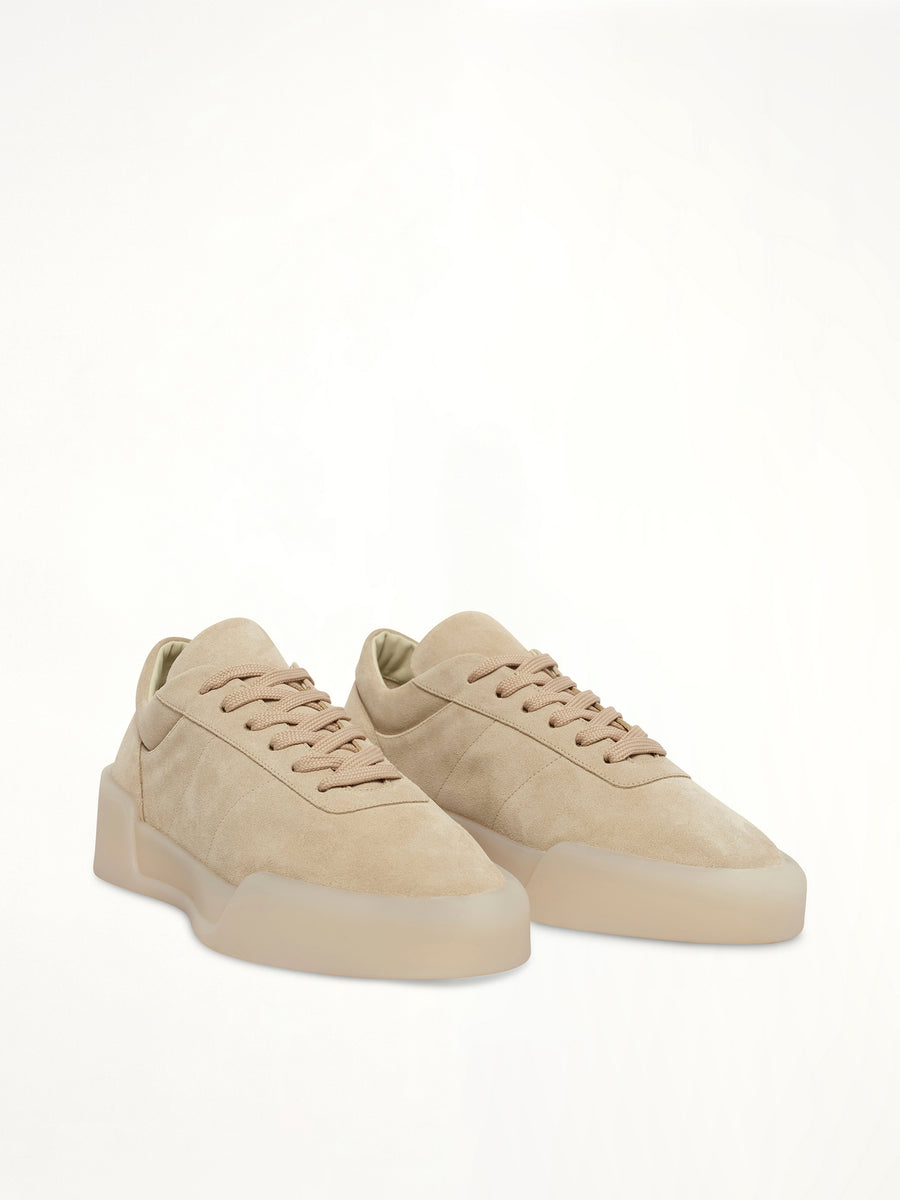 Aerobic Low Sneaker in Oat Front View | FEAR OF GOD