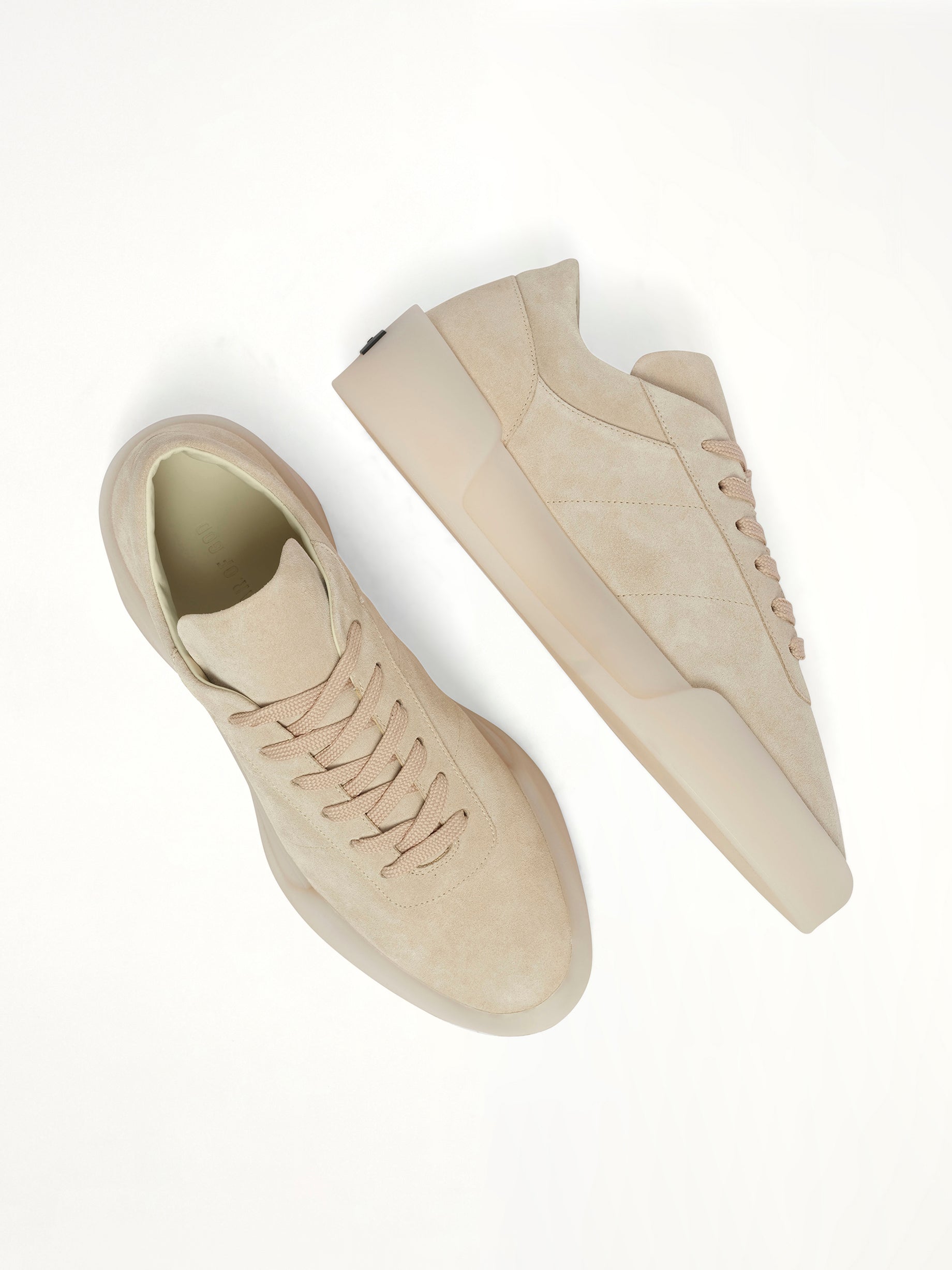 Aerobic Low Sneaker in Oat Top View | FEAR OF GOD