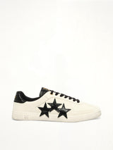 Croc Debossed Pacific Sneaker in Black Side View | AMIRI