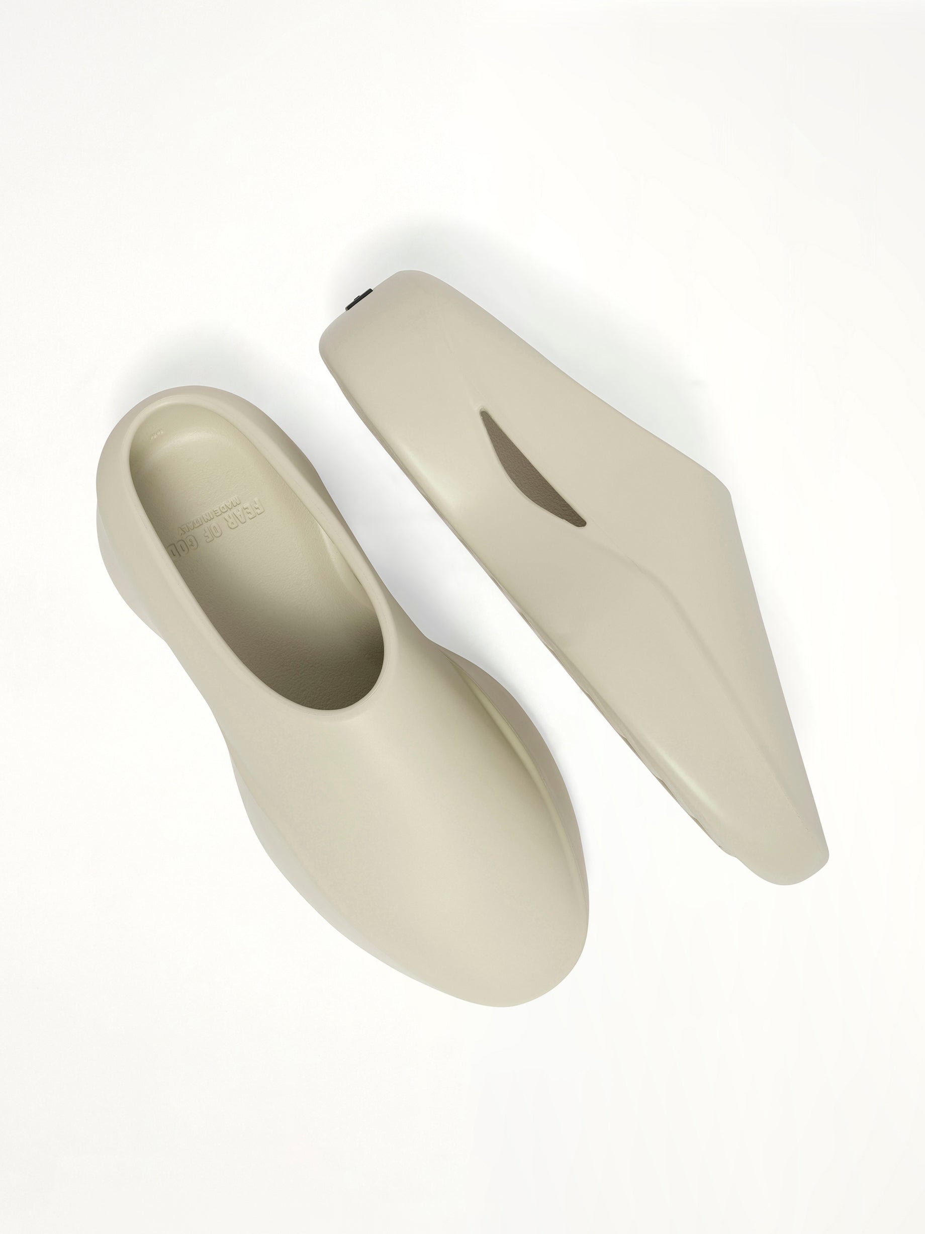 Eva Runner Sneaker in Bone Top View | FEAR OF GOD