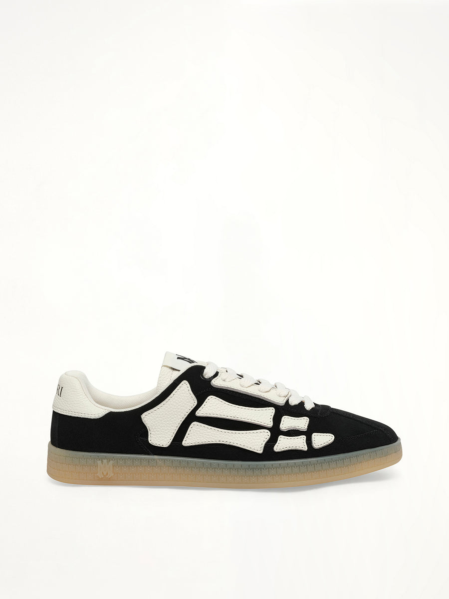 Pacific Bones Sneaker in Black Side View | AMIRI